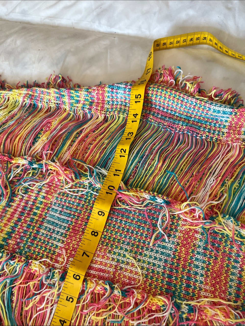 Fashion Nova Multicolor Fringe Knit Midi Dress - Picture 12 of 13